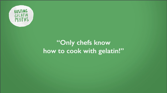 Only chefs know how to cook with gelatin