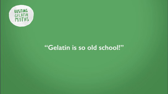 Gelatin is so old school